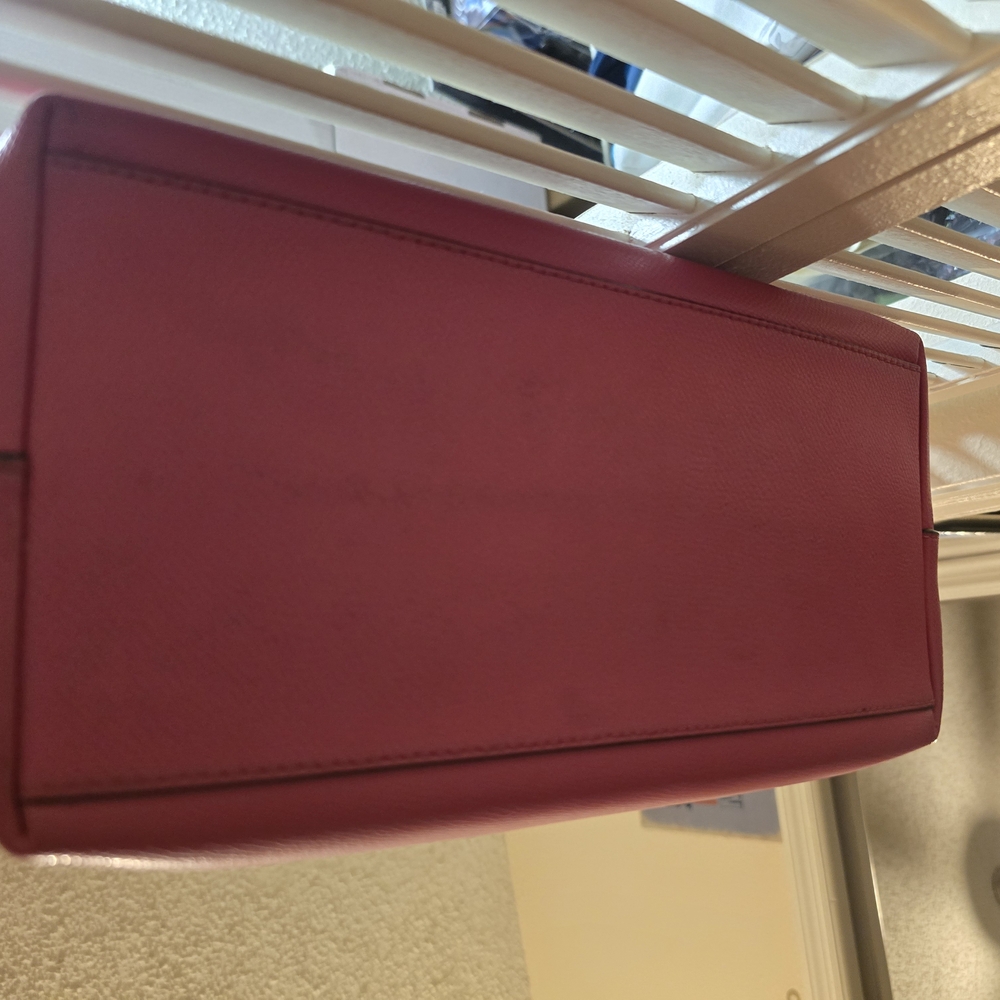 Coach Pink Leather Tote Bag - Picture 2 of 7